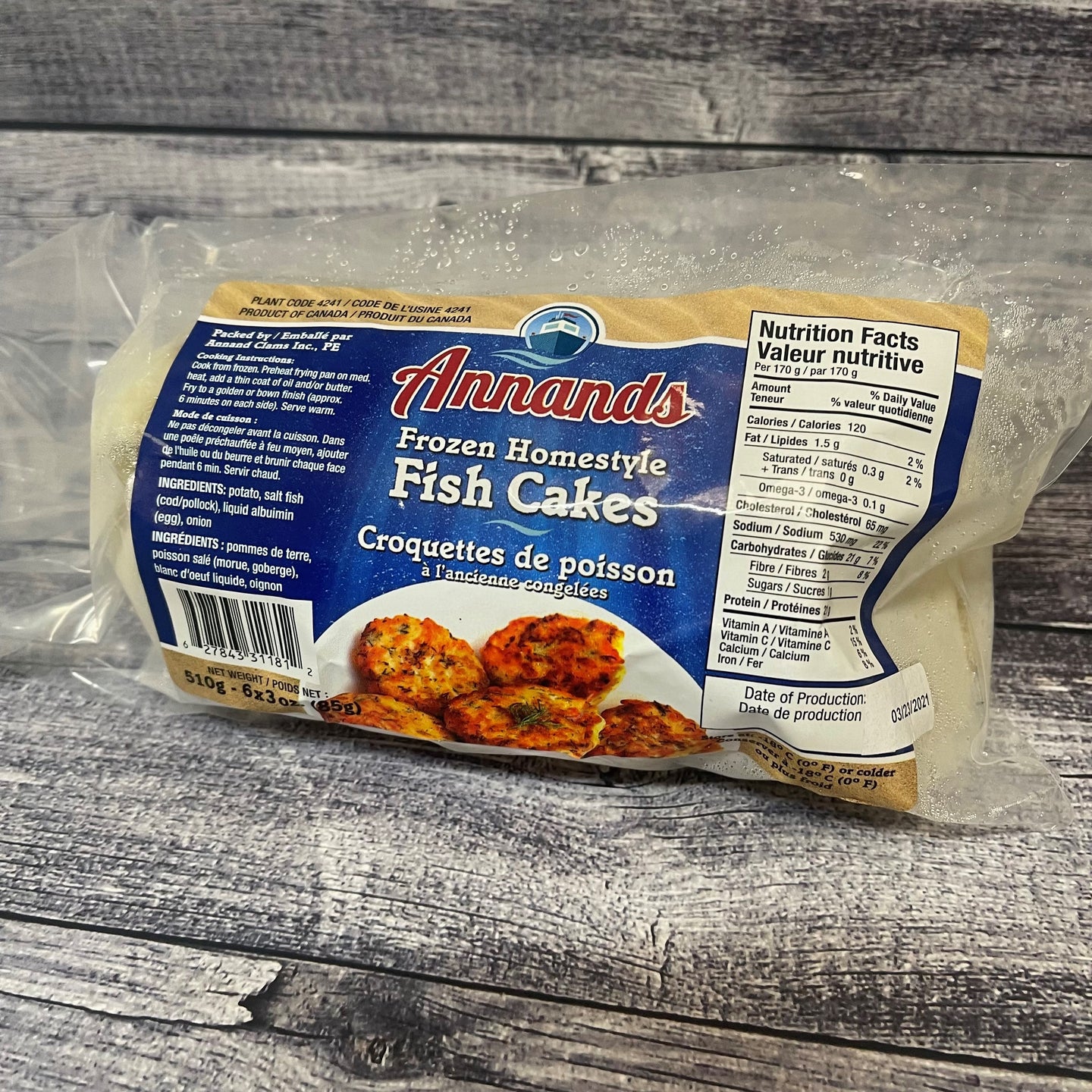 Annands Homestyle Fish Cakes