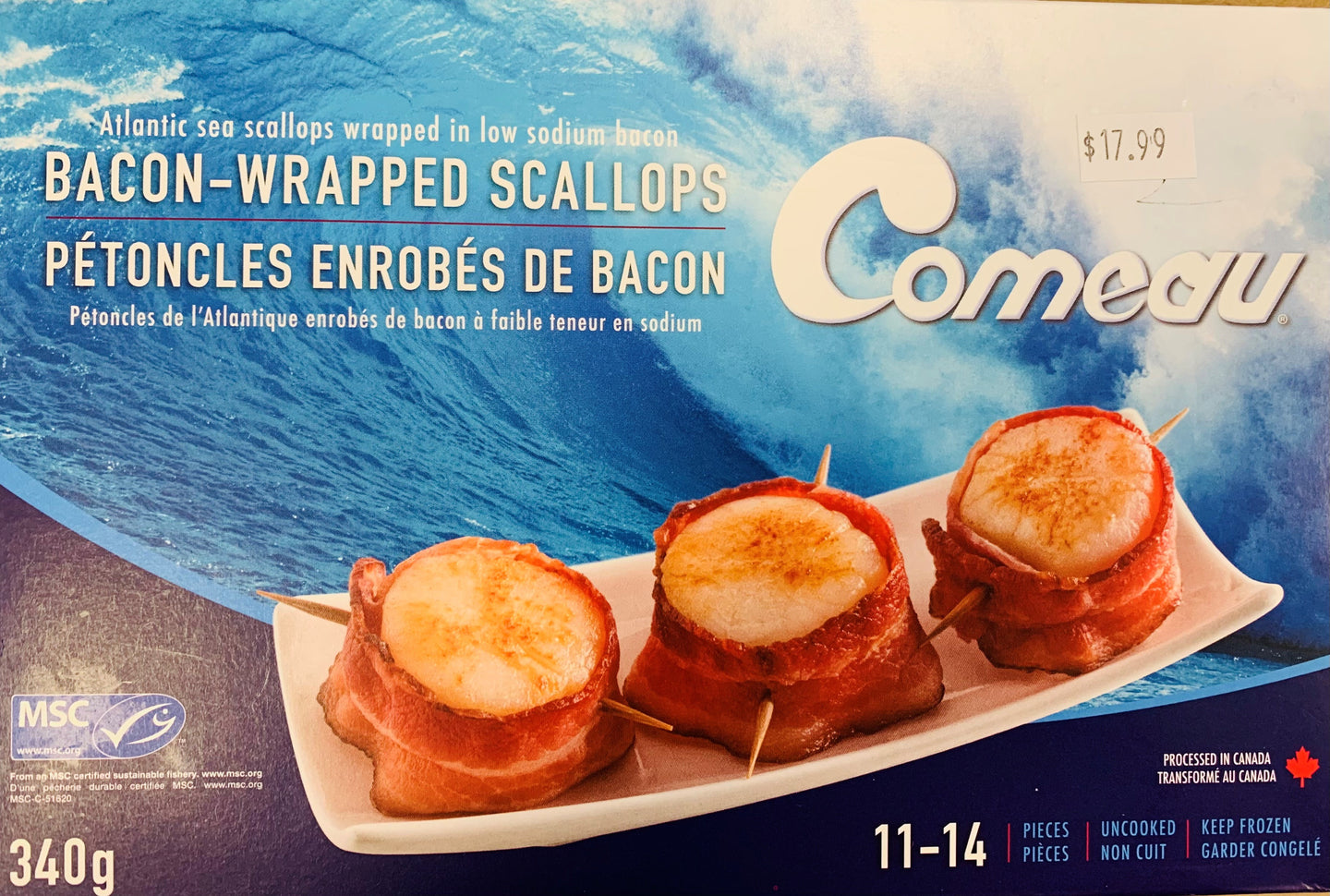 Bacon Wrapped Scallops